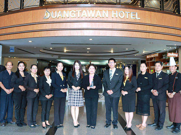 Duangtawan Hotel Chiang Mai received 4 Stars Thailand Hotel Standard 2021-2023